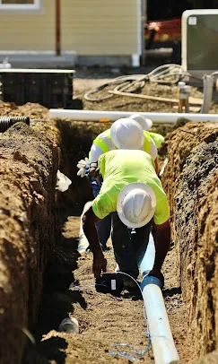 Underground pipe installation
